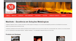 Desktop Screenshot of maxitrate.com.br