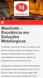 Mobile Screenshot of maxitrate.com.br